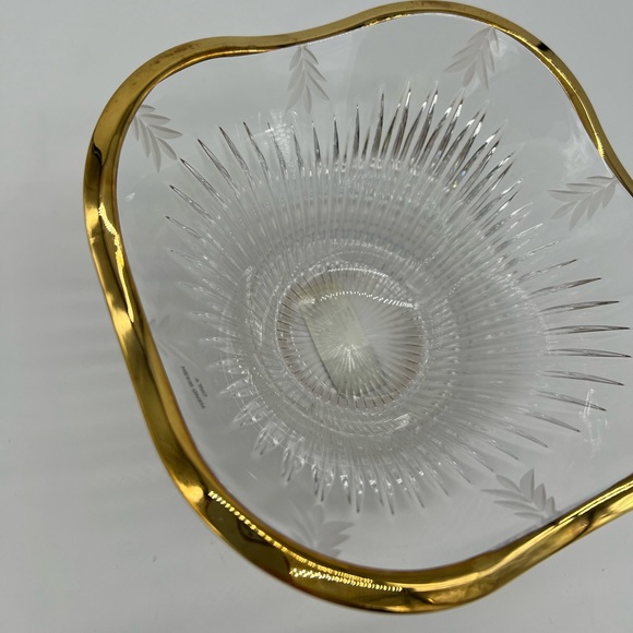 MIKASA HOLIDAY PINE GOLD BOWL - Picture 3 of 13